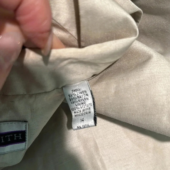 Amanda Smith 56%linen women blazer - Picture 10 of 10